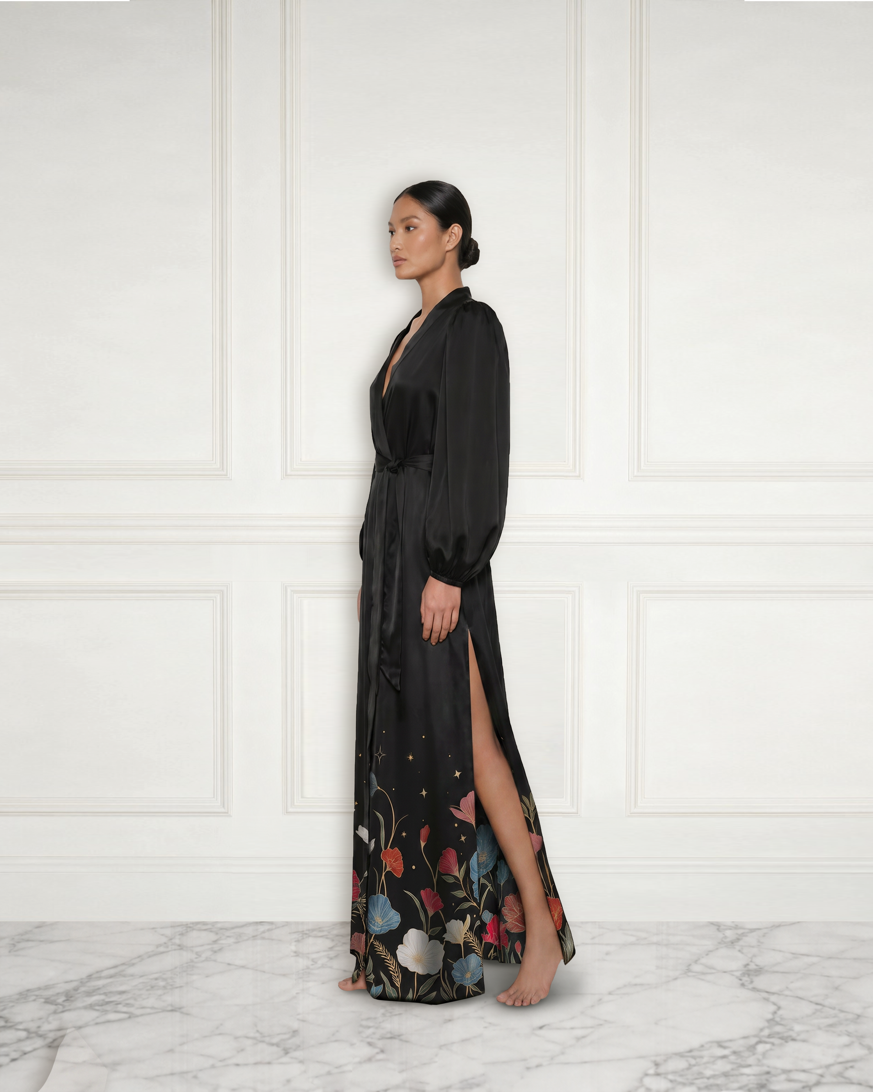 #Color_Black Floral