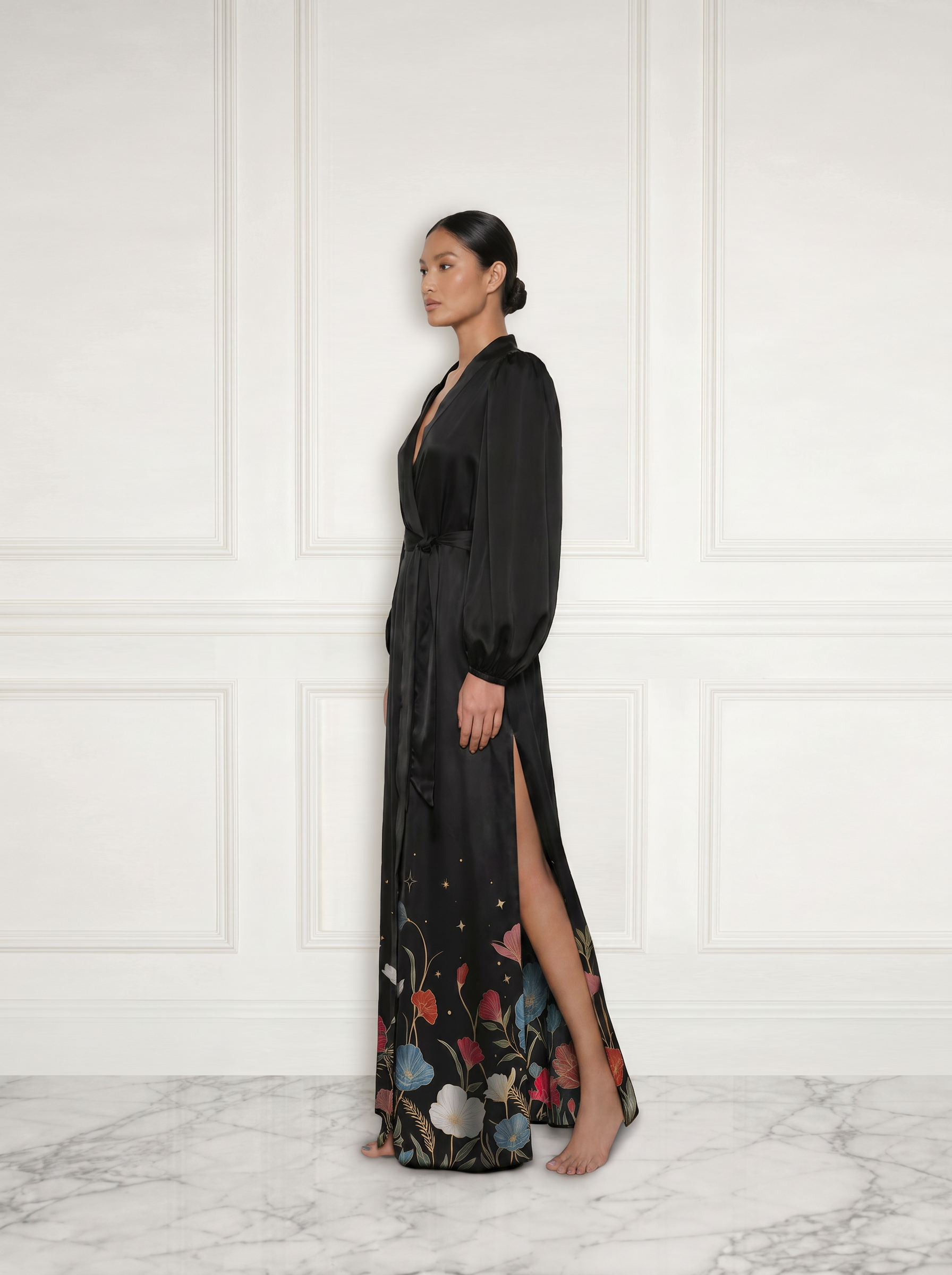 #Color_Black Floral