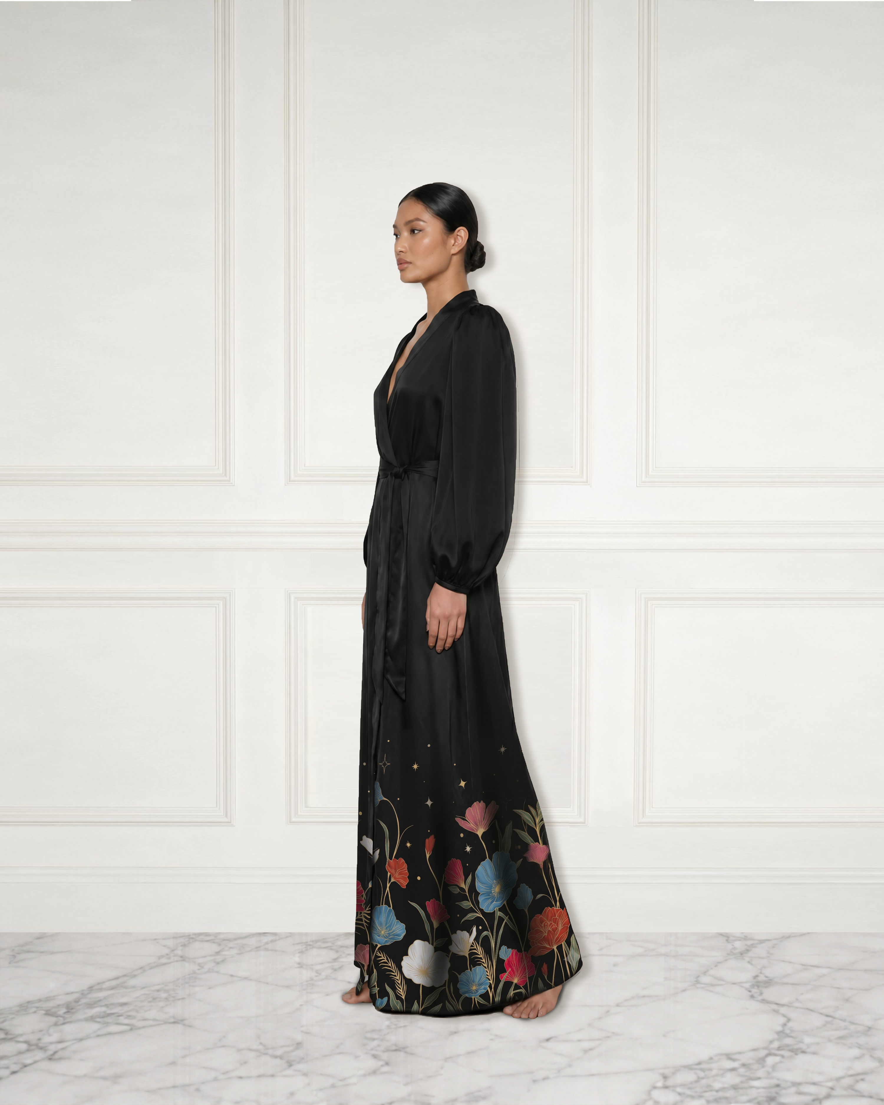 #Color_Black Floral